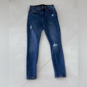 Aeropostale High Rise Jeggings Dark Wash